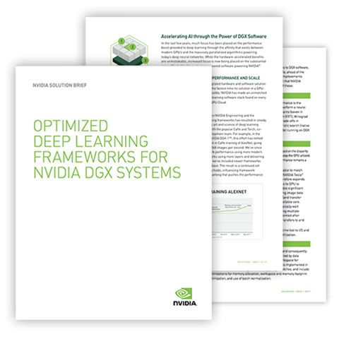 Framework di deep learning ottimizzati per sistemi NVIDIA DGX - Sintesi della soluzione Framework di deep learning ottimizzati per sistemi NVIDIA DGX - Sintesi della soluzione