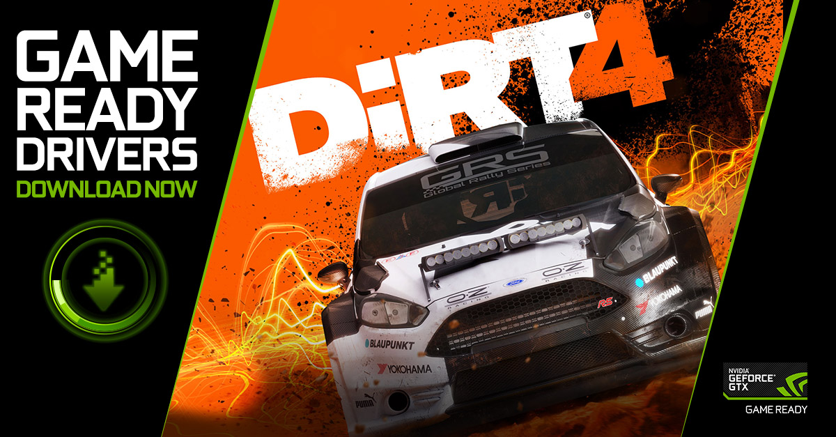 DiRT 4 Game Ready Driver Released | GeForce