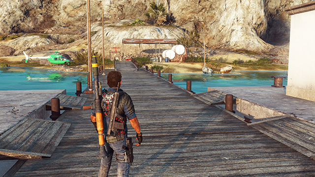 Just Cause 3 - Screen Space Reflections Interactive Comparison #001 - On vs. Off
