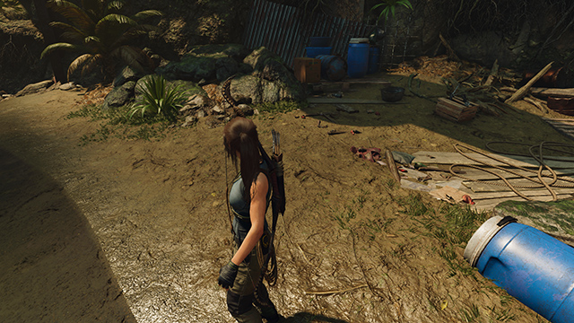 Shadow of the Tomb Raider - Texture Filtering Interactive Comparison #001 - Anisotropic Filtering 16x vs. Trilinear