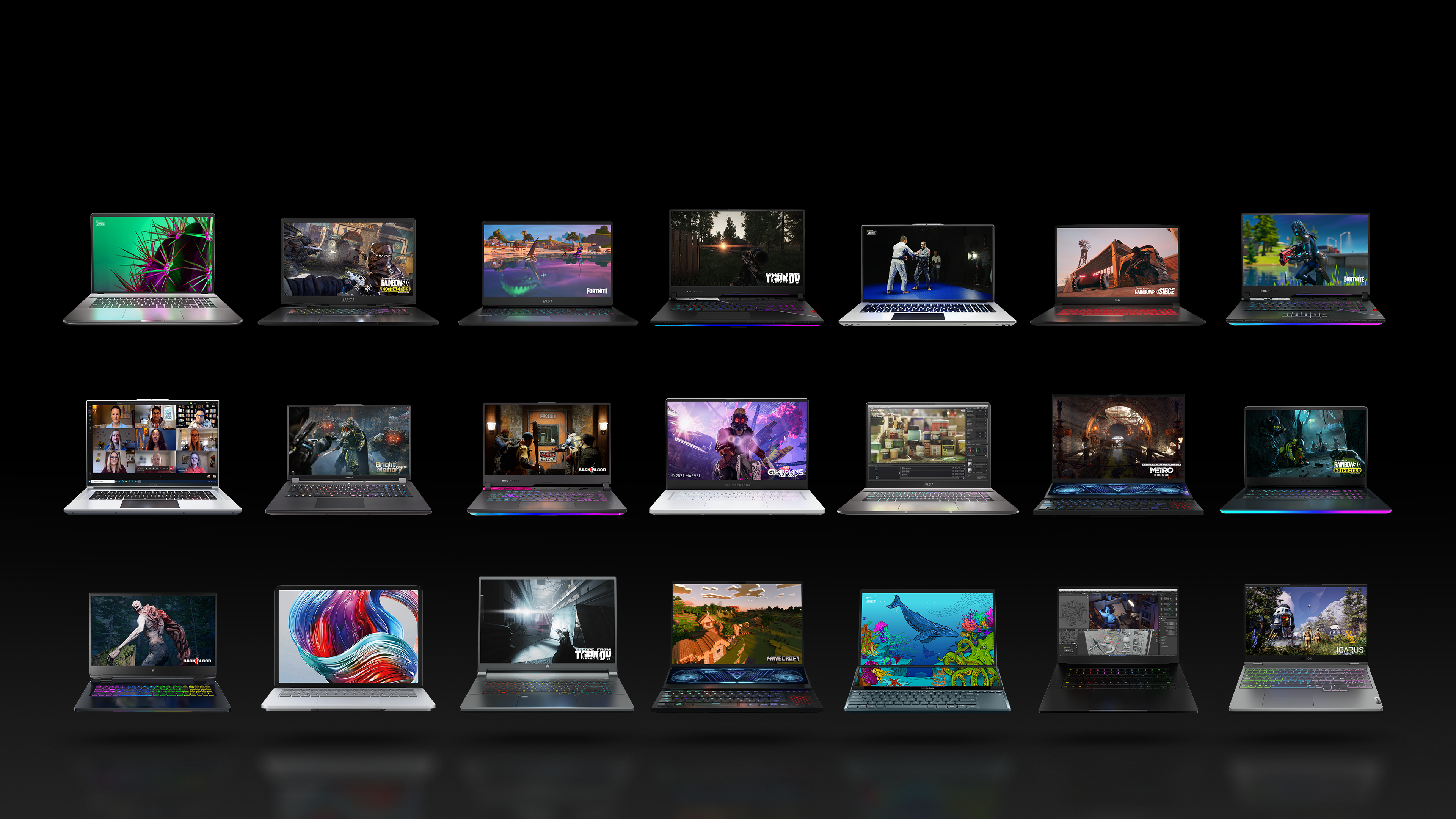 NVIDIA introduces 1440p esports displays, stunning new OLED, Mini