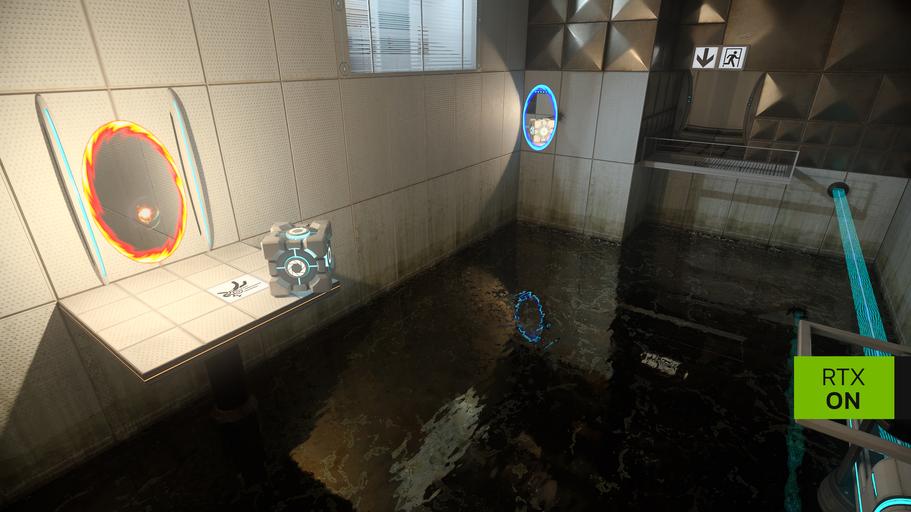 Portal With RTX New Comparison Video Highlights Huge Visual Improvements