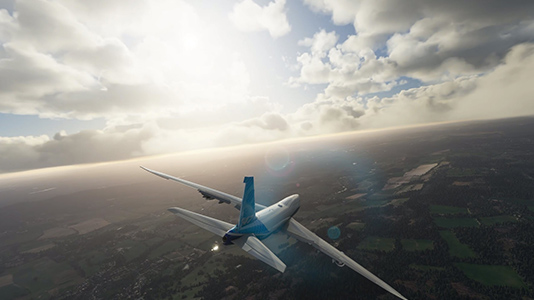 Microsoft Flight Simulator Powered by GeForce RTX 30 Series NVIDIA