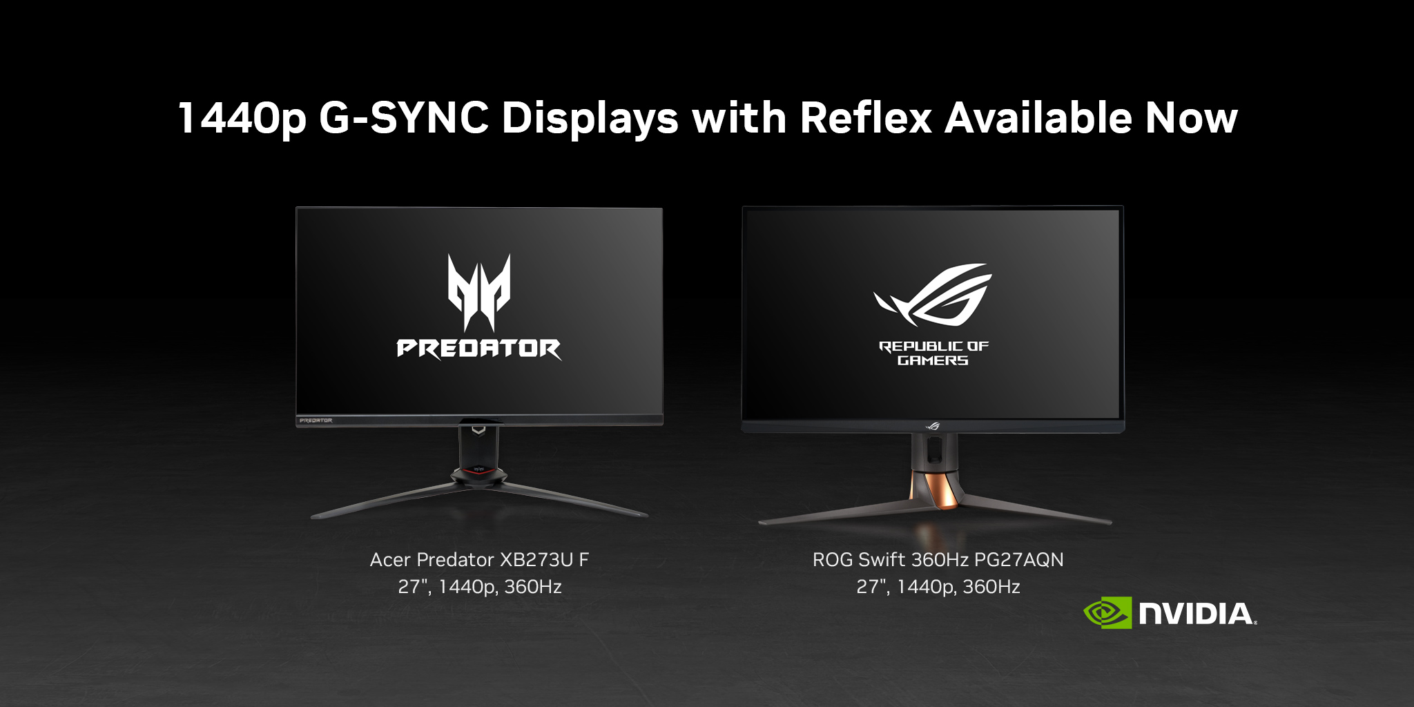 1440p G-SYNC Esports Displays, GeForce News