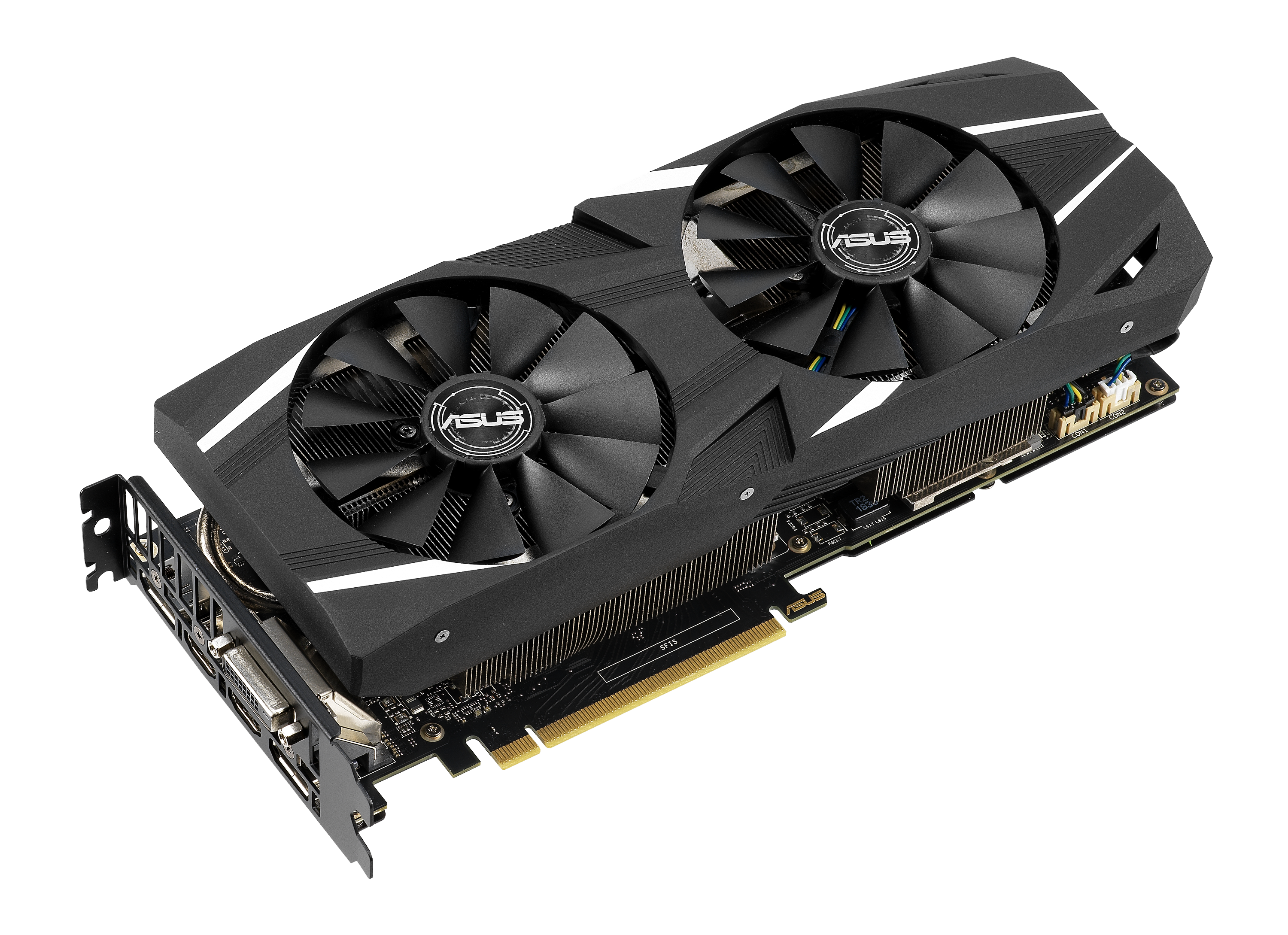 Asus' low-profile RTX 4060 still takes up two slots, but its shorter shroud  fits more easily into SFF builds