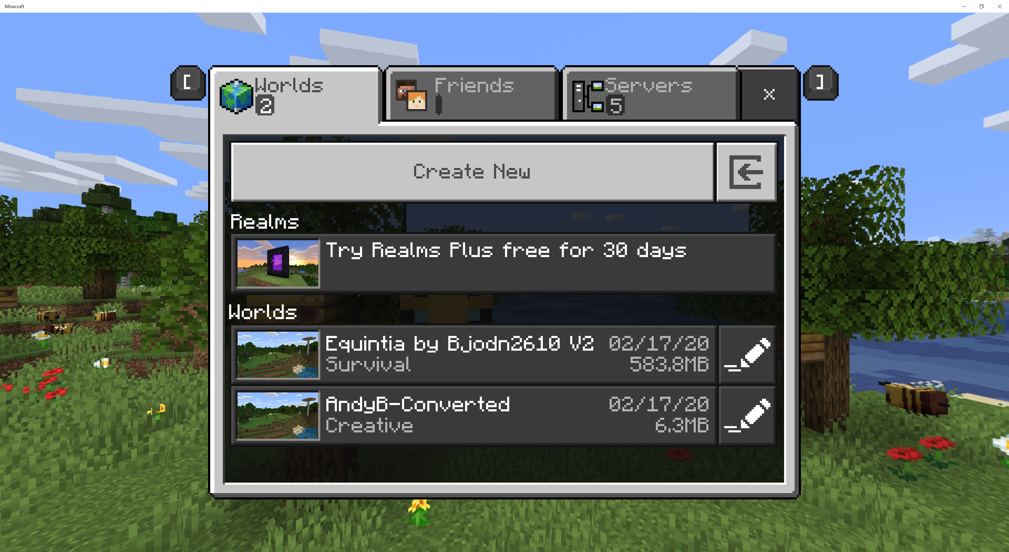 how to get into minecraft realms for free