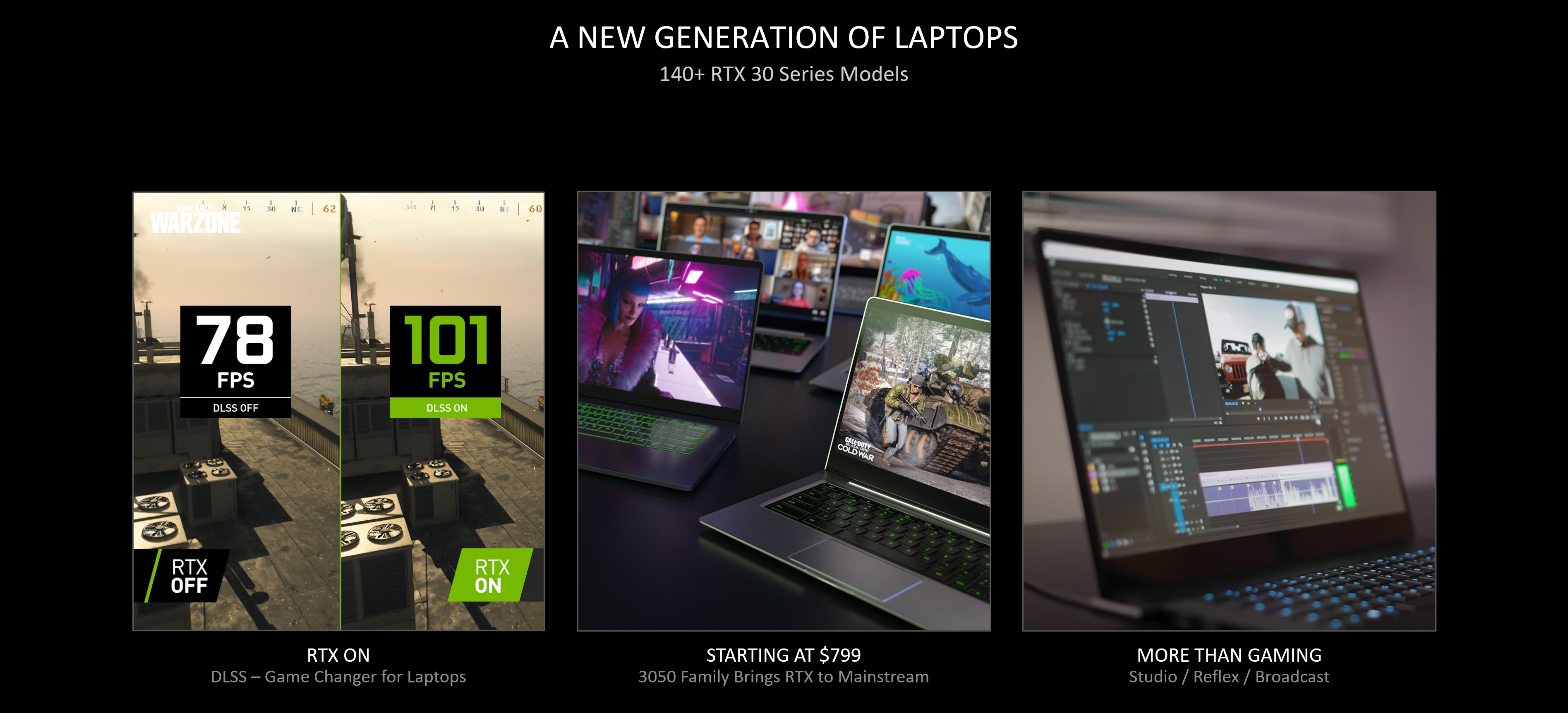 New GeForce RTX Gaming and Studio Laptop Models Now Available