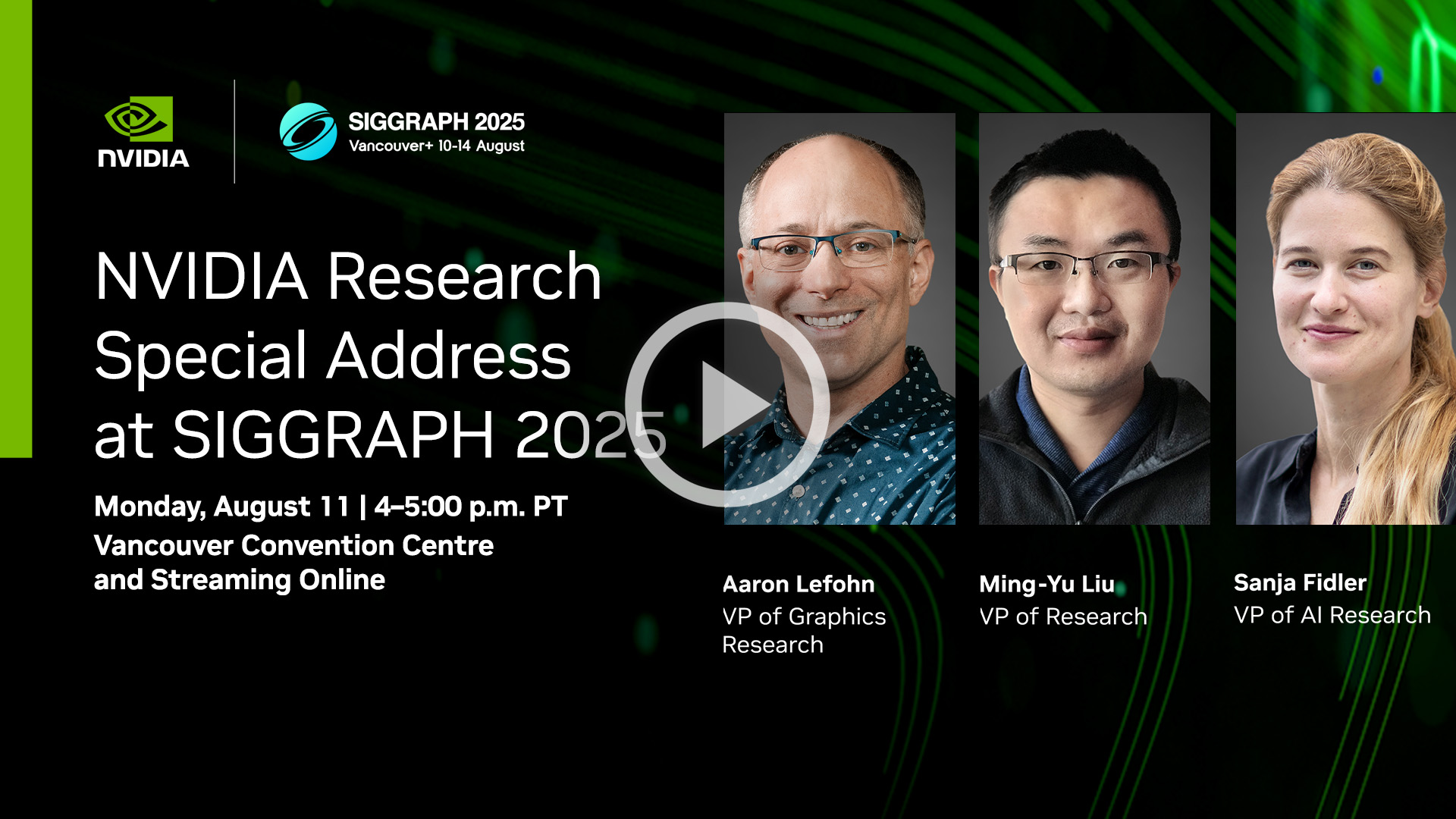 NVIDIA Siggraph Keynote