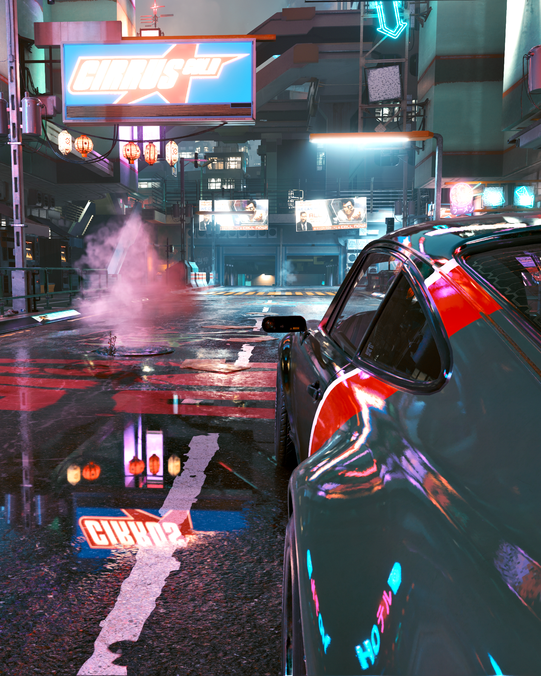 Cyberpunk 2077's overdrive mode adds beautiful ray tracing