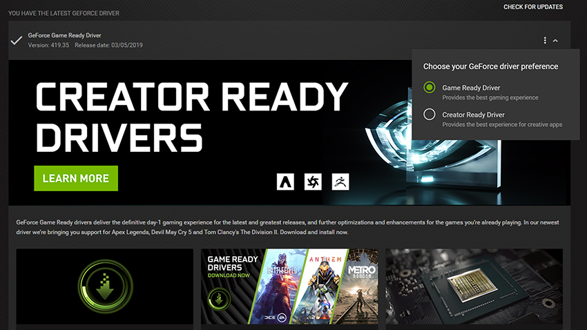 Geforce experience 2025 latest version