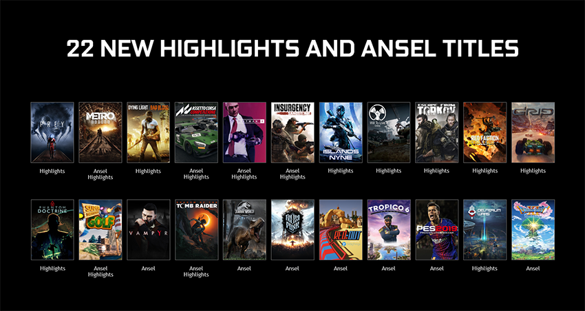 Ansel And Highlights Are Coming To Big New Games