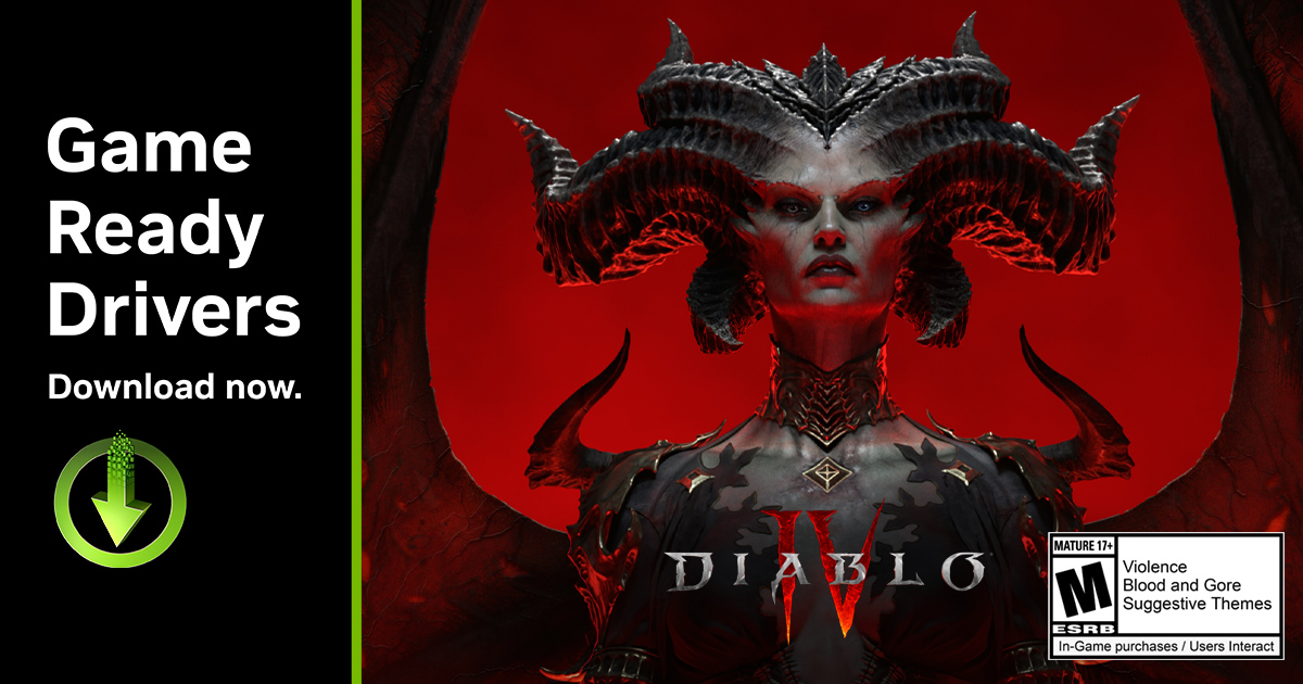 Game Ready for Diablo IV