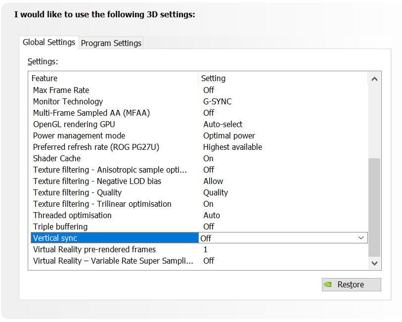 technical issues - How do I prevent GeForce from making changes to