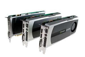 NVIDIA Quadro 4000 5000 6000 together side by side LtoR