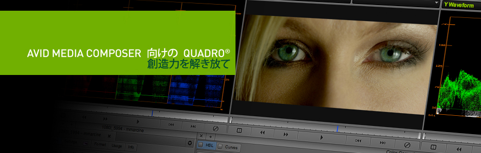 AVID MEDIA COMPOSER 向けの QUADRO AVID MEDIA COMPOSER 向けの QUADRO