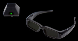 NVIDIA 3D Vision Pro-glasses and emitter