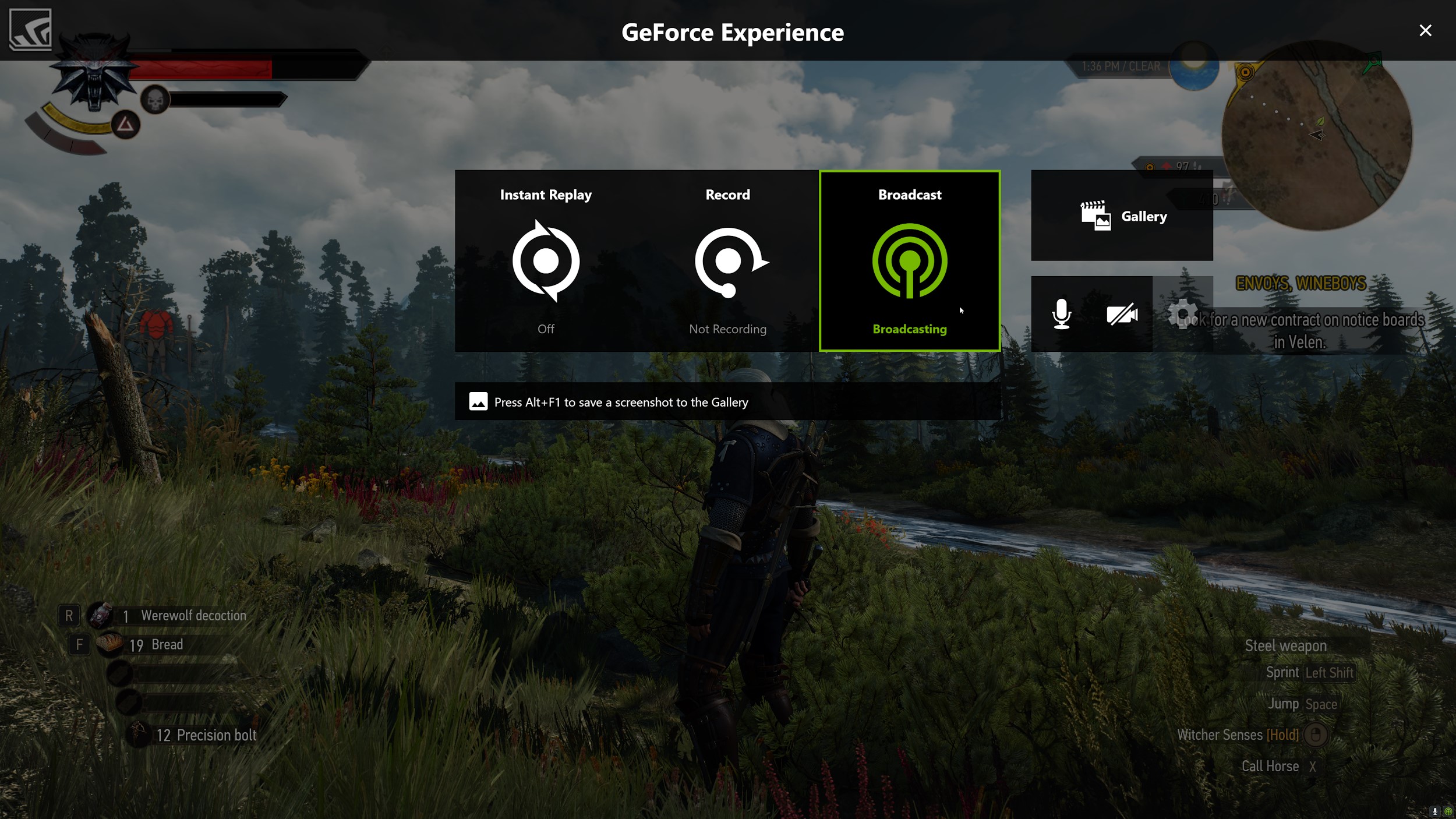 Broadcast Your Gameplay with GeForce Experience Share
