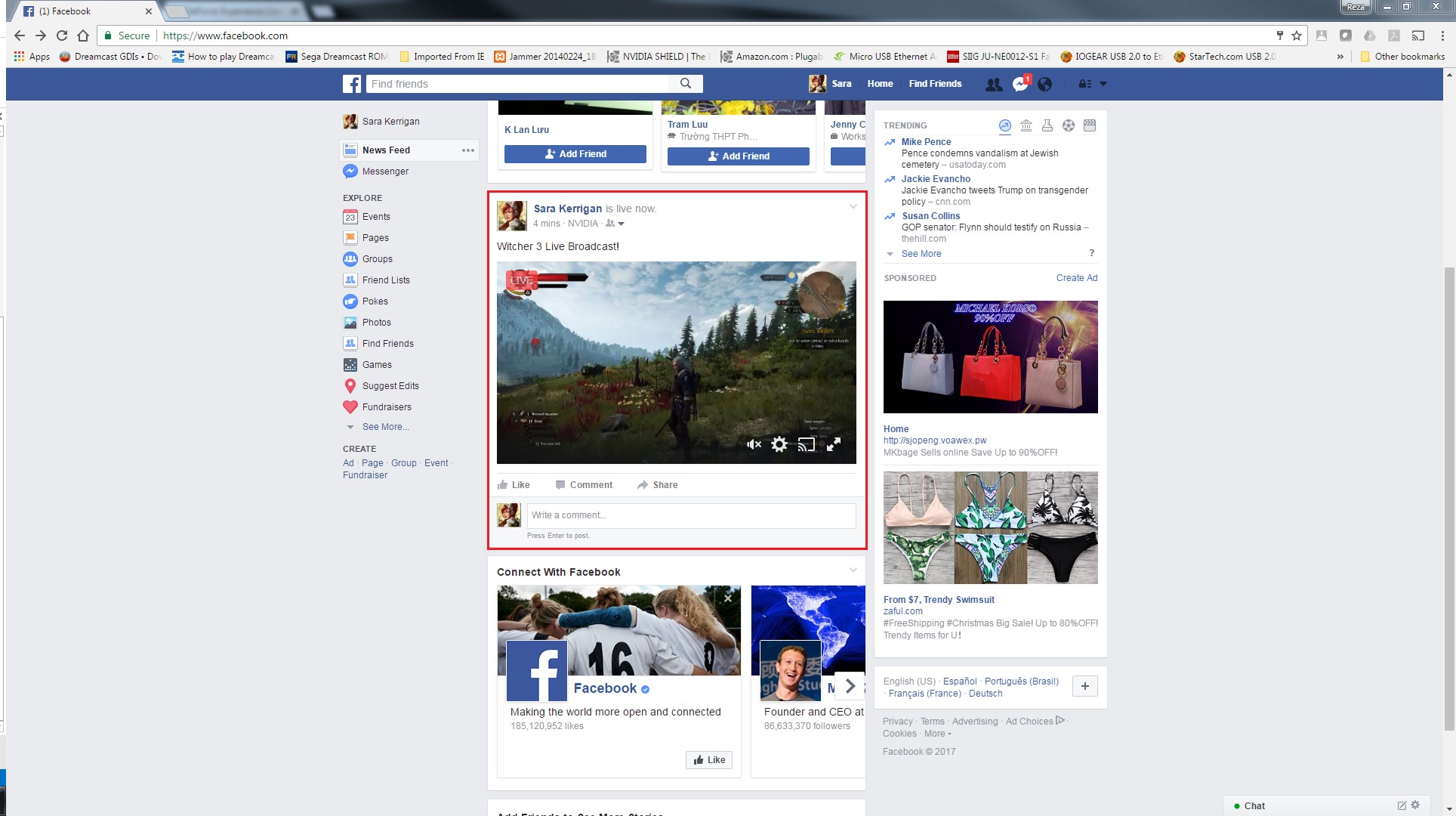 nvidia geforce experience broadcast to facebook failed