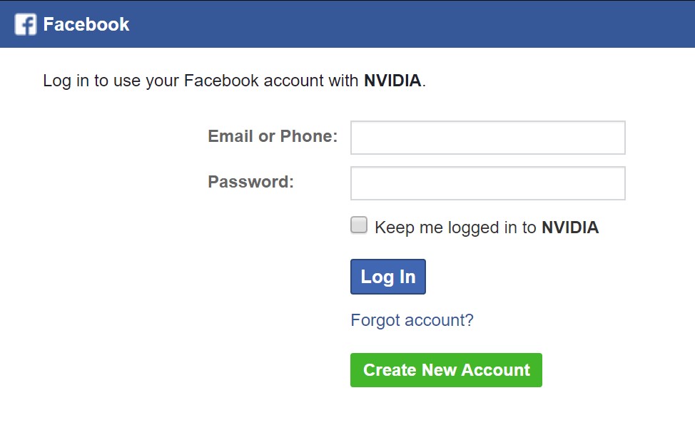 FB Login [classic]