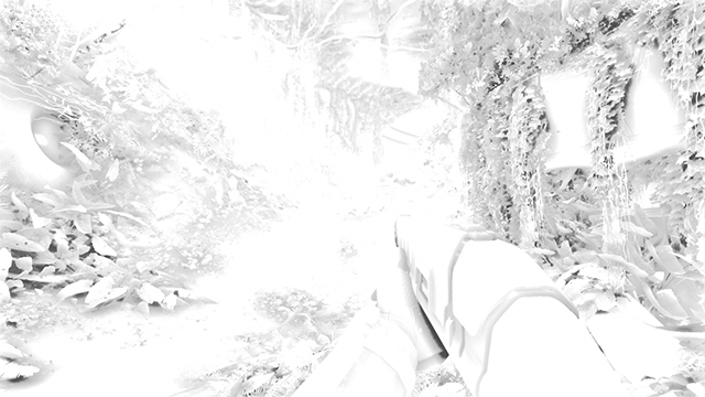 Destiny 2 - Comparación interactiva de la oclusión ambiental de espacio de pantalla #1 - 3D y HDAO (vista de solo oclusión ambiental)