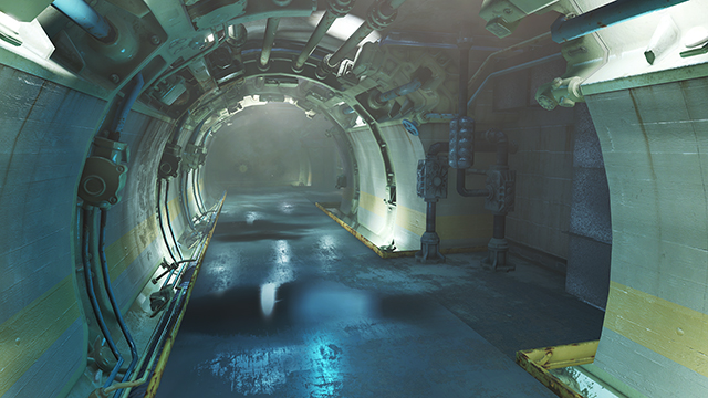 《異塵餘生 4》 - 畫面空間環境光遮蔽互動比較圖 #3