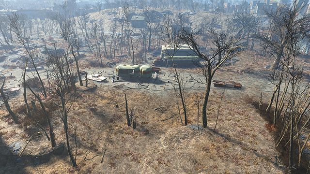 Fallout 4 - Grass Fade Tweak Interactive Comparison #001 - 14,000