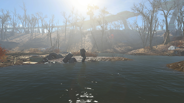 Fallout 4 - Screen Space Reflections Interactive Comparison #002