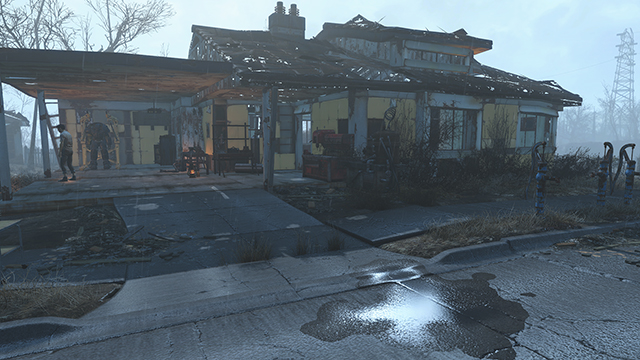 Fallout 4 - Wetness Interactive Comparison #002