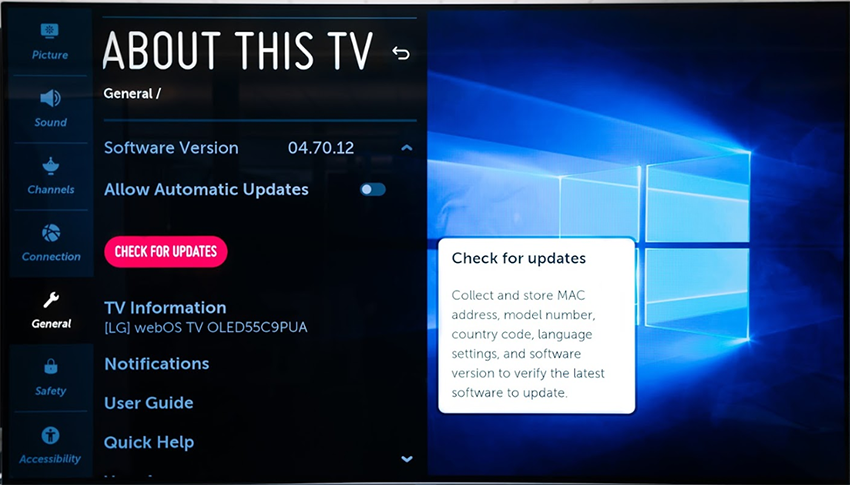 Update your TV s firmware and install our latest Game Ready Driver