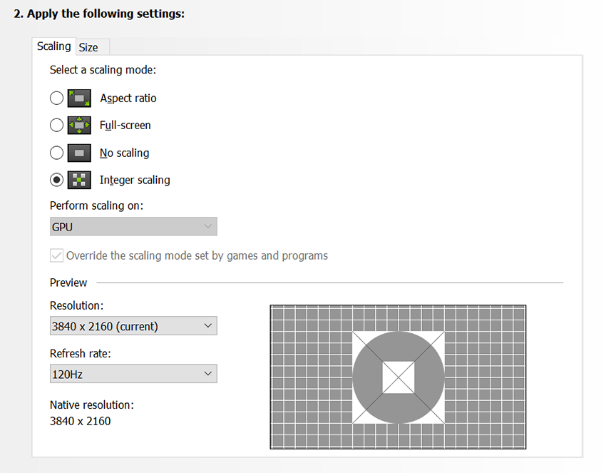 How To Enable Integer Scaling In The NVIDIA Control Panel