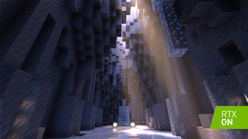 Minecraft with RTX Ray Tracing Interactive Comparison Screenshot