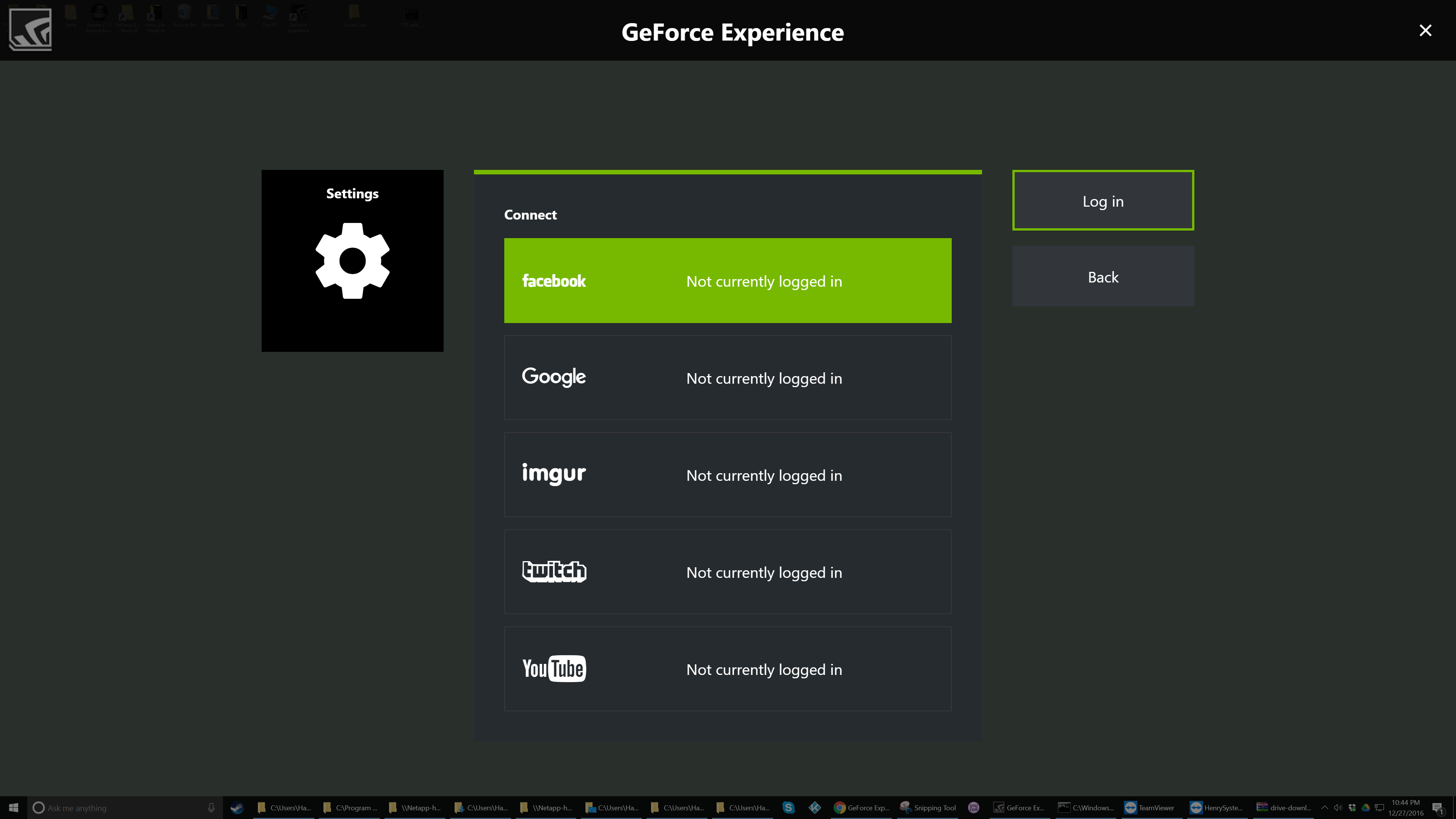 nvidia geforce experience broadcast to facebook failed