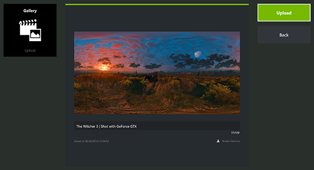 Geforce Experience Connects To Facebook Share Straight To Your Timeline