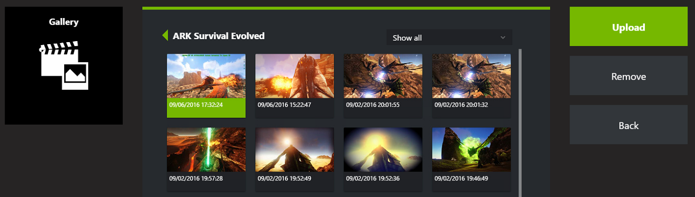 Grabar pantalla geforce online experience