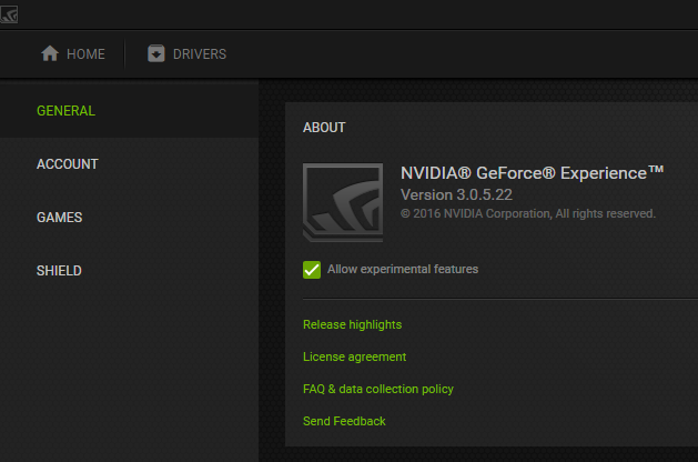 geforce experience shadowplay