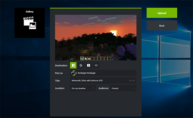 screen record with geforce experience