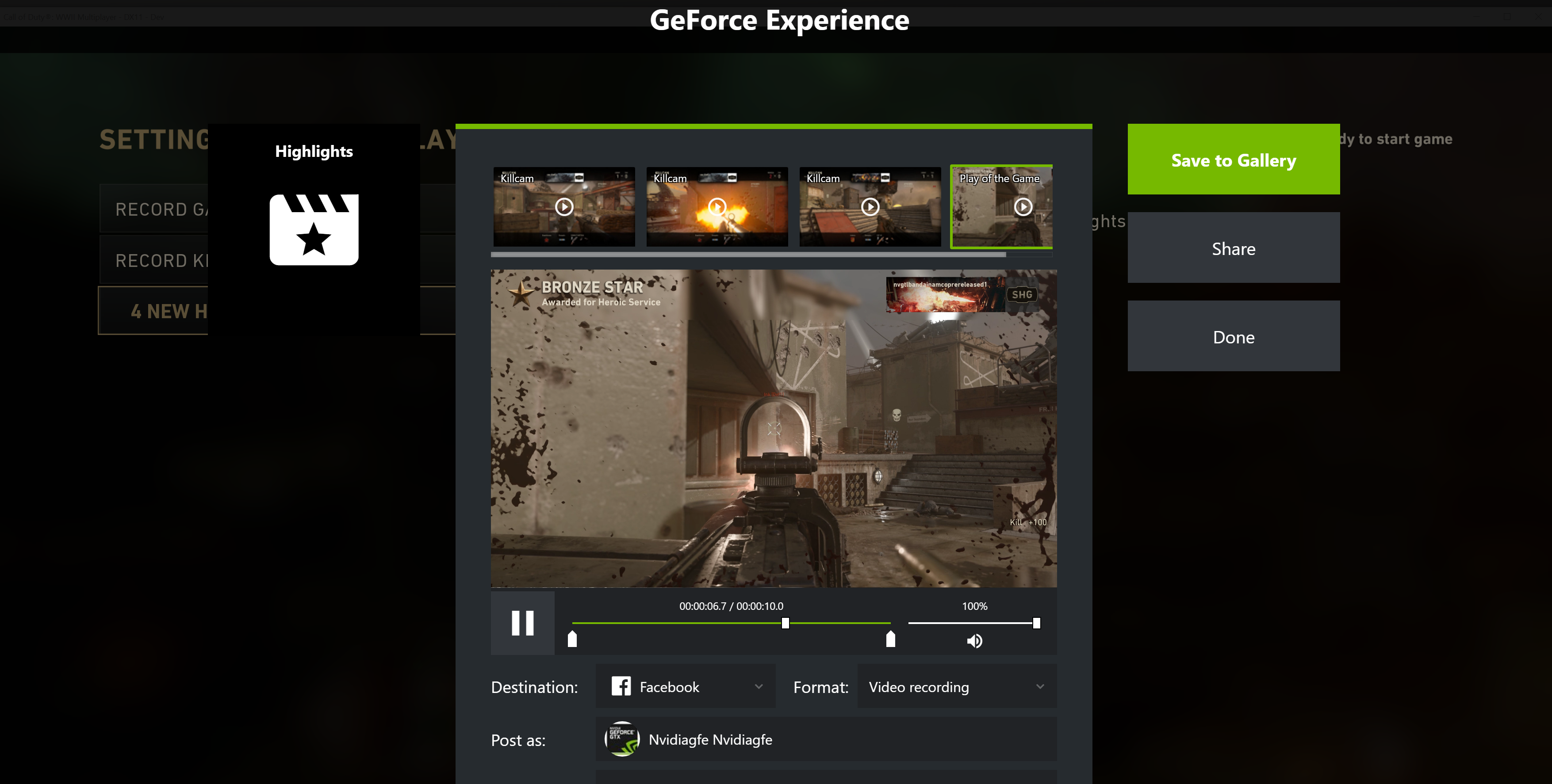 Nvidia GeForce Experience now saves your best gaming moments as GIFs