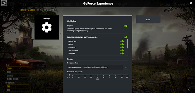 turn off geforce experience