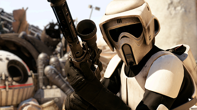 Star Wars Battlefront II has introduced support for NVIDIA Photo Mode, enabling you to take incredible in-game photos, like this one Capture and share amazing in-game photographs from Star Wars Battlefront II thanks to the addition of NVIDIA Photo Mode