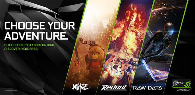 NVIDIA GeForce GTX 1060 & 1050 Q4 2016 'Choose Your Adventure' Indie Bundle