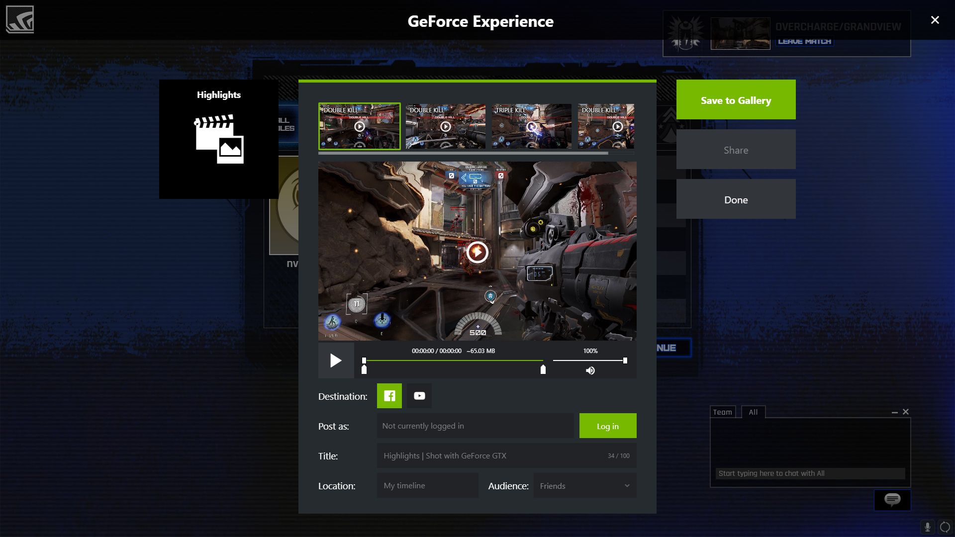 geforce experience recording
