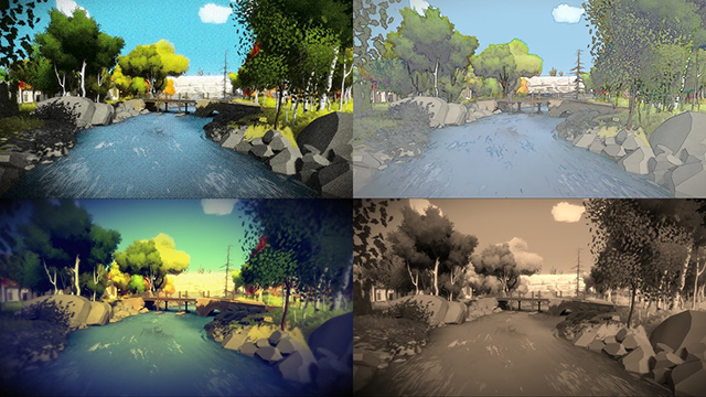 NVIDIA Ansel: The Witness Filter Collage