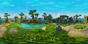 NVIDIA photo mode: Snake Pass 360 Degree Photosphere Screenshot