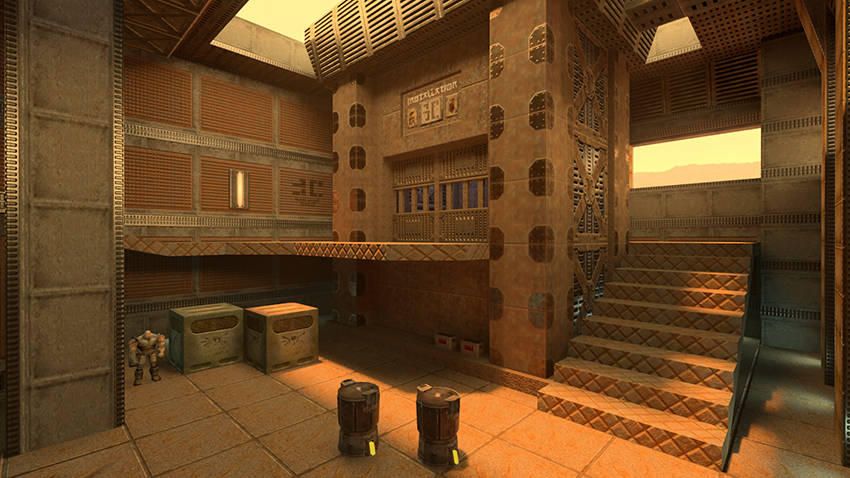 Quake II RTX Interactive Comparison #010 - Version 1.2 vs. Version 1.1