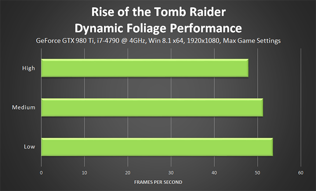 Rise of the Tomb Raider - Dynamic Foliage Performance