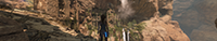 《古墓奇兵: 崛起》NVIDIA Surround 遊戲截圖