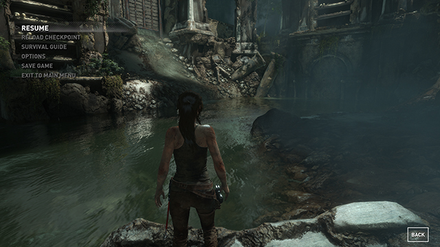 Rise of the Tomb Raider - Screen Space Reflections Interactive Comparison #001 - Screen Space Reflections On vs. Screen Space Reflections Off