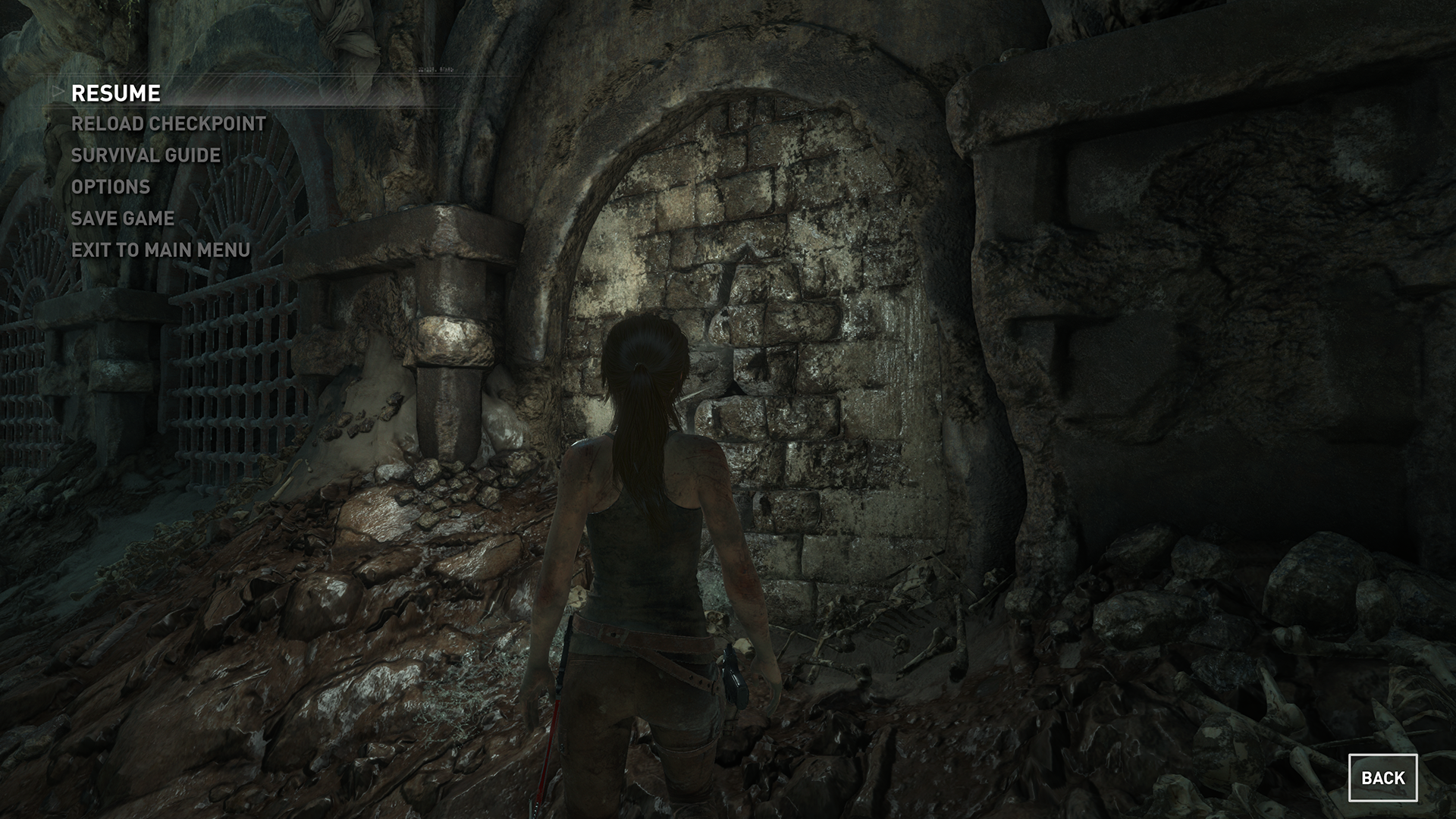 GeForce.com Rise of the Tomb Raider Texture Quality Interactive Comparison:  High vs. Medium - Example #002