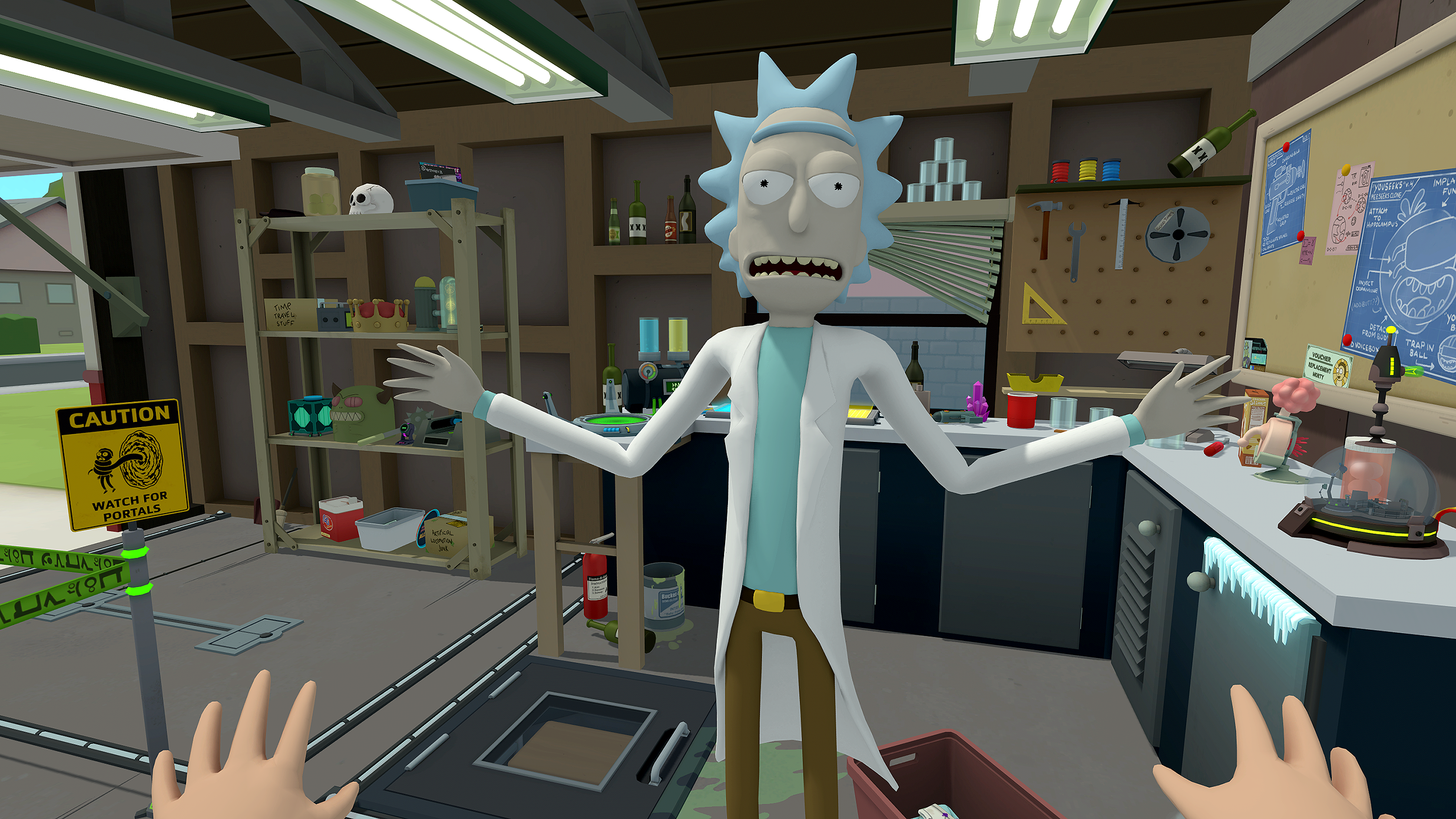 Состоялся релиз игры Rick and Morty: Virtual Rick-ality: создатели Job  Simulator открыли портал веселья в VR