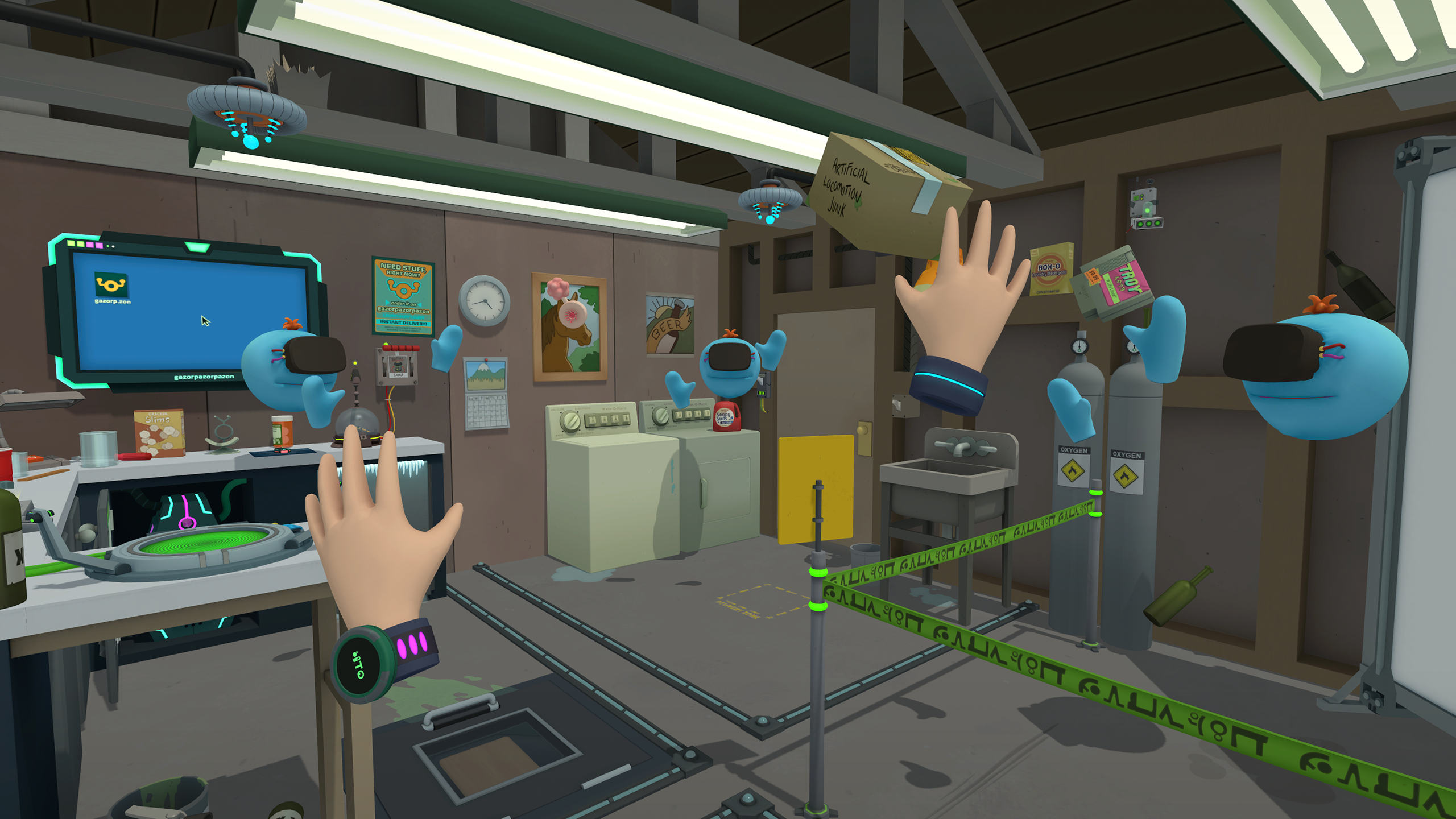 Состоялся релиз игры Rick and Morty: Virtual Rick-ality: создатели Job  Simulator открыли портал веселья в VR